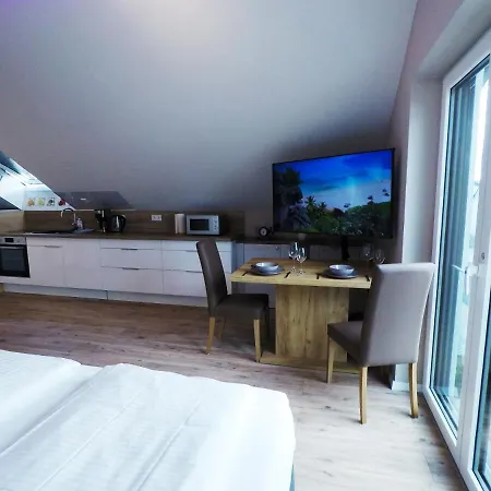 -Neubau- 30Qm Dach-Apartment Фульда Экстерьер фото